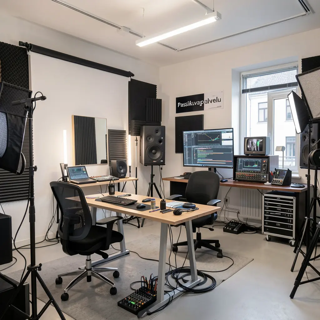 Passikuvapalvelu ammattistudiossa Helsingissä